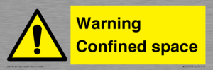 Warning Confined space